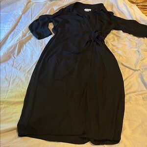 Calvin Klein Black Long Sleeve Dress